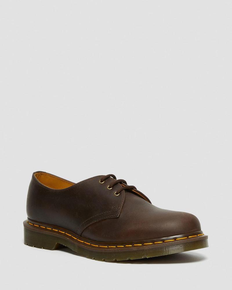 Dr Martens 1461 Crazy Horse Leren Oxford Schoenen Dames Bruin | NL 446OKI